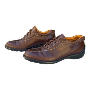 👟 Tod’s Men’s Brown Leather Casual Oxfords |‎ Size 8.5
